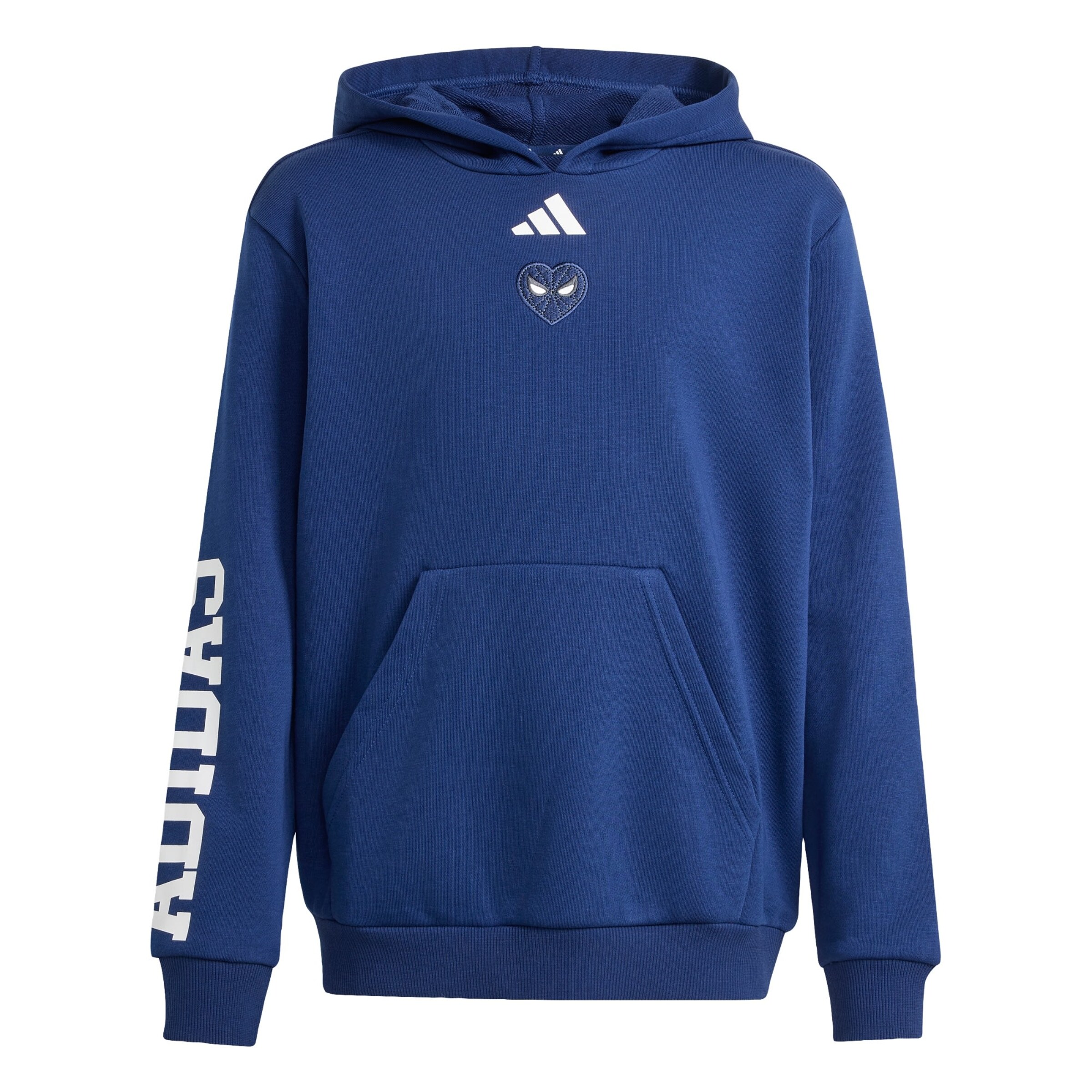 ADIDAS SPORTSWEAR - Sweatshirt de desporto 'Marvel Spider-Man' em azul: frente