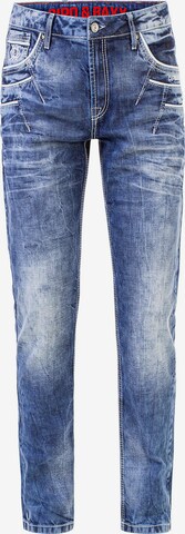 CIPO & BAXX Regular Jeans in Blauw: voorkant