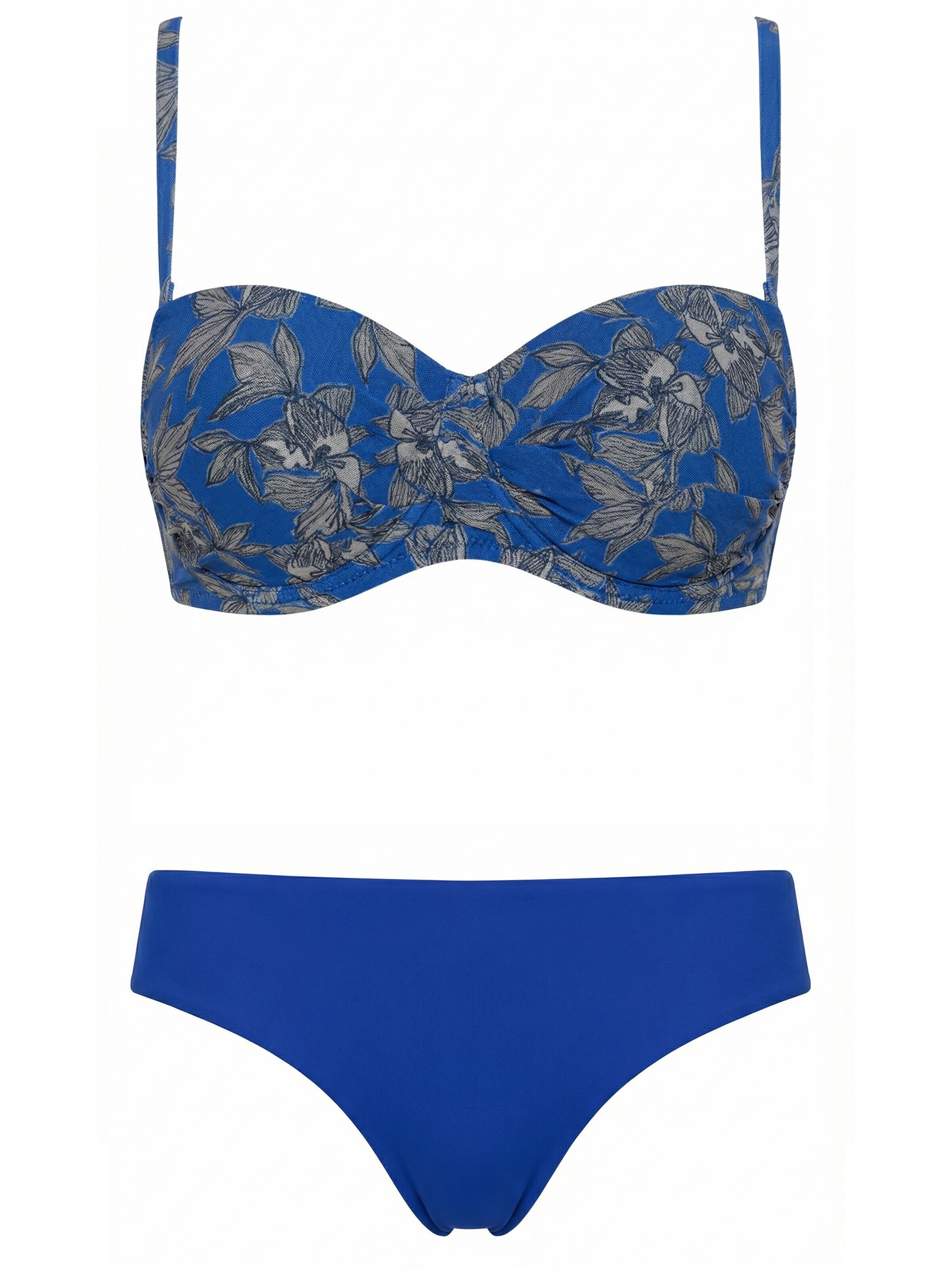 Lady EtnaBandeau Bikini 'Alice' - plava boja: prednji dio