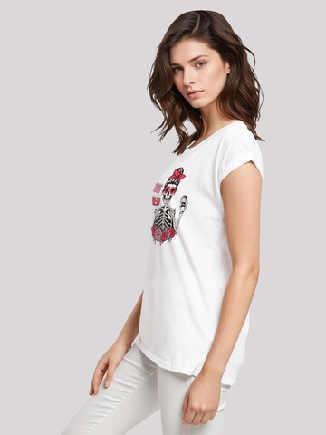 F4NT4STIC Shirt 'Anti Valentinstag Roses Are Red' in White