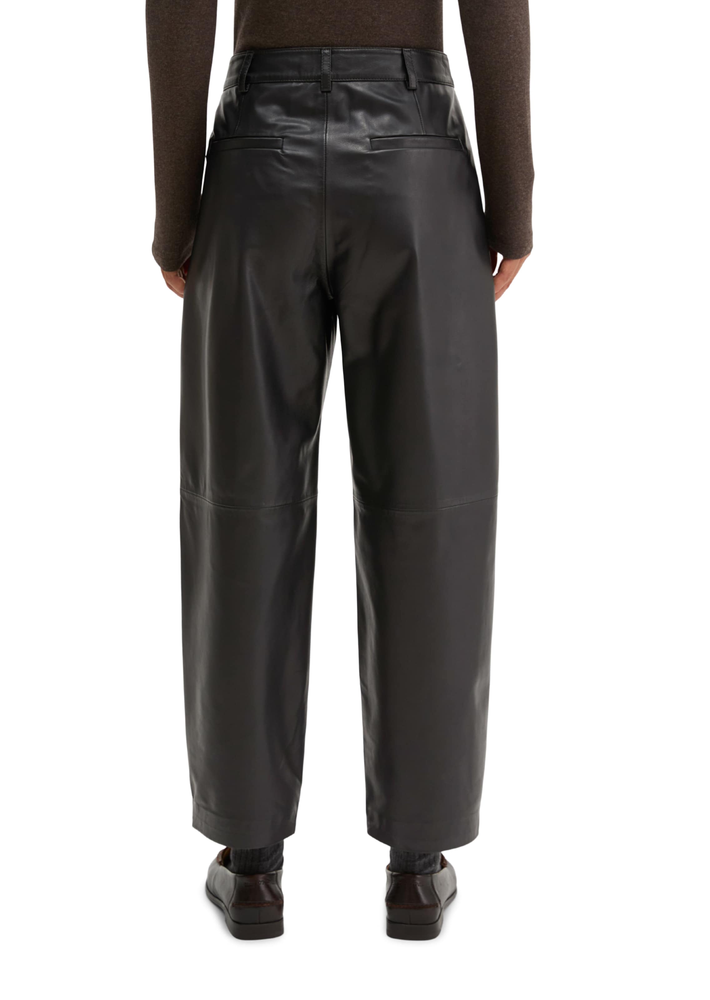 Marc O'Polo Barrel Hose in Schwarz: Rückseite