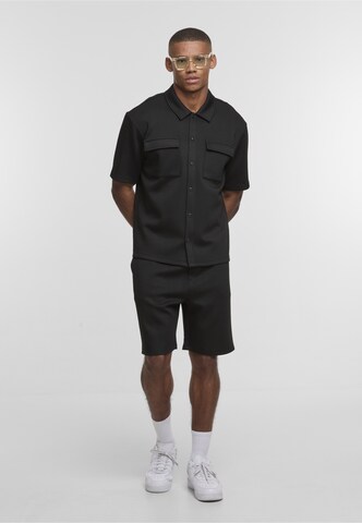 Urban Classics Regular Fit Hemd in Schwarz