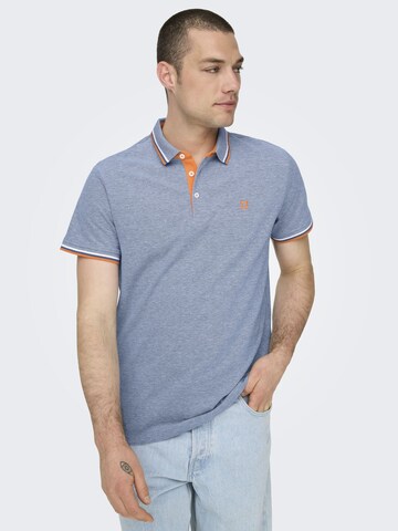 Only & Sons Shirt 'Fletcher' in Blauw