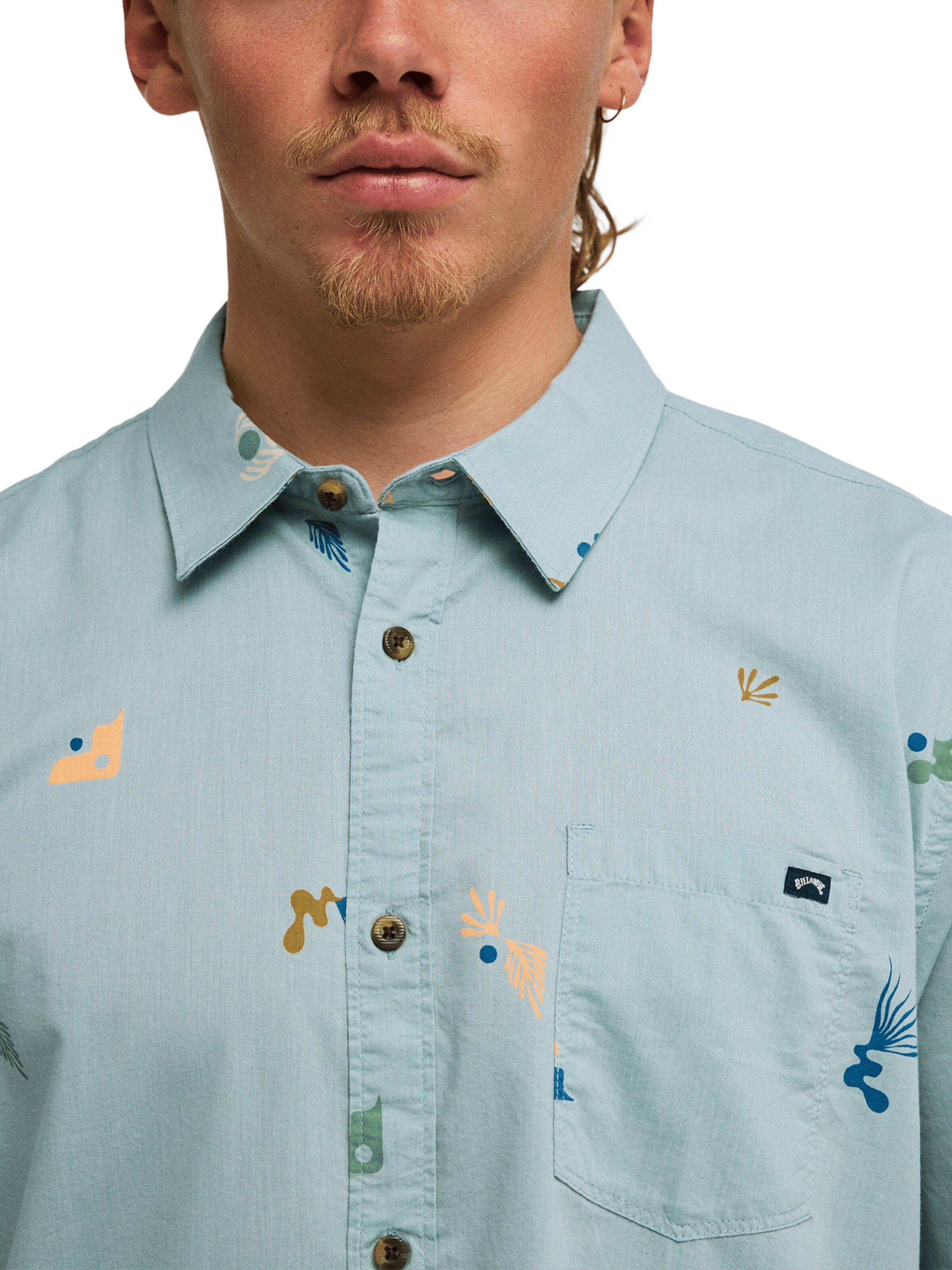 BILLABONG Regular Fit Hemd 'Sundays Mini' in Blau