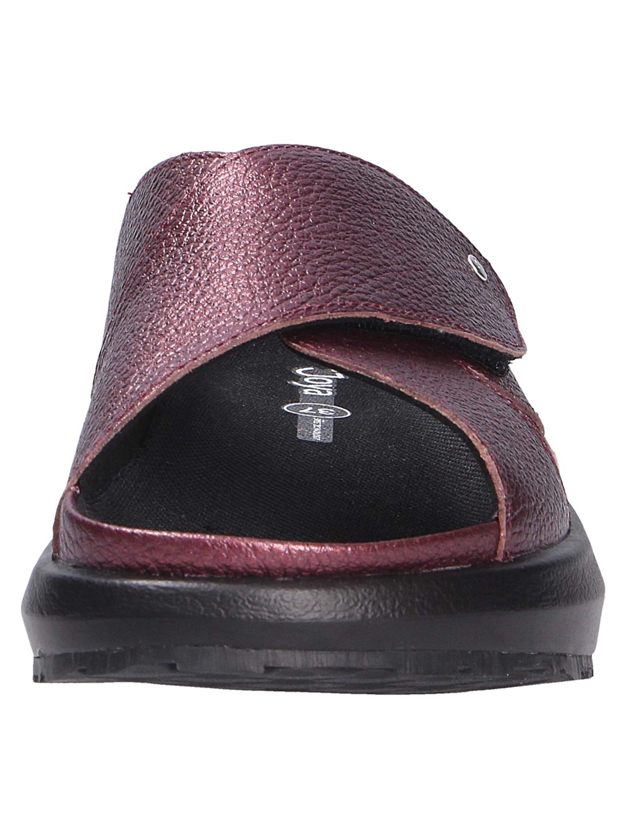 Joya Mules 'Alicante W' in Red