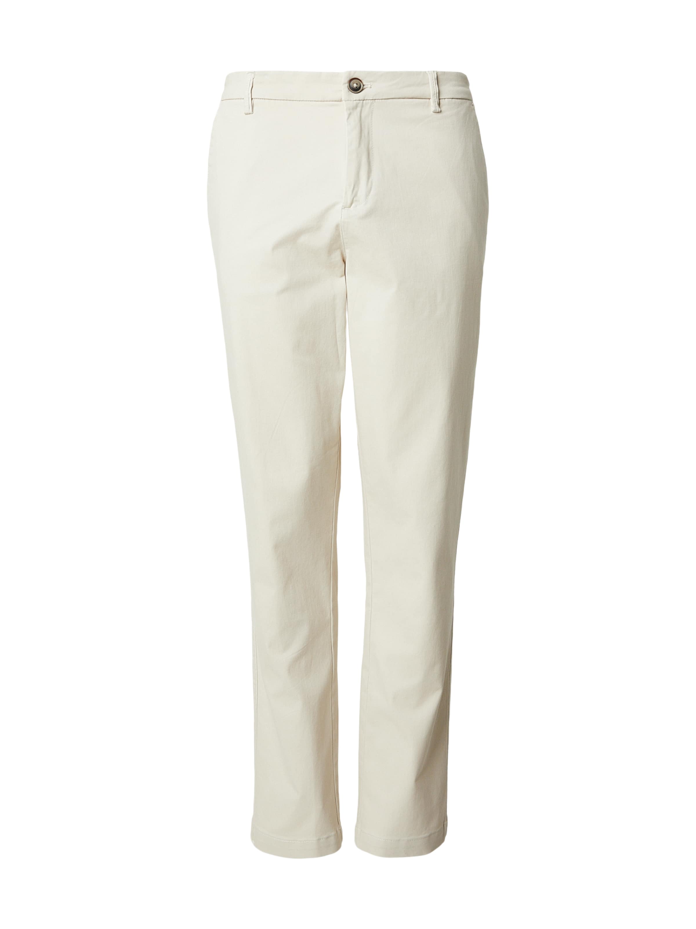 Bruun & Stengade Regular Chino Pants 'Rino' in White: front