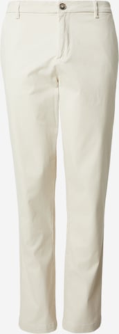 Bruun & Stengade Обычный Брюки-чинос 'Rino' в Белый: спереди
