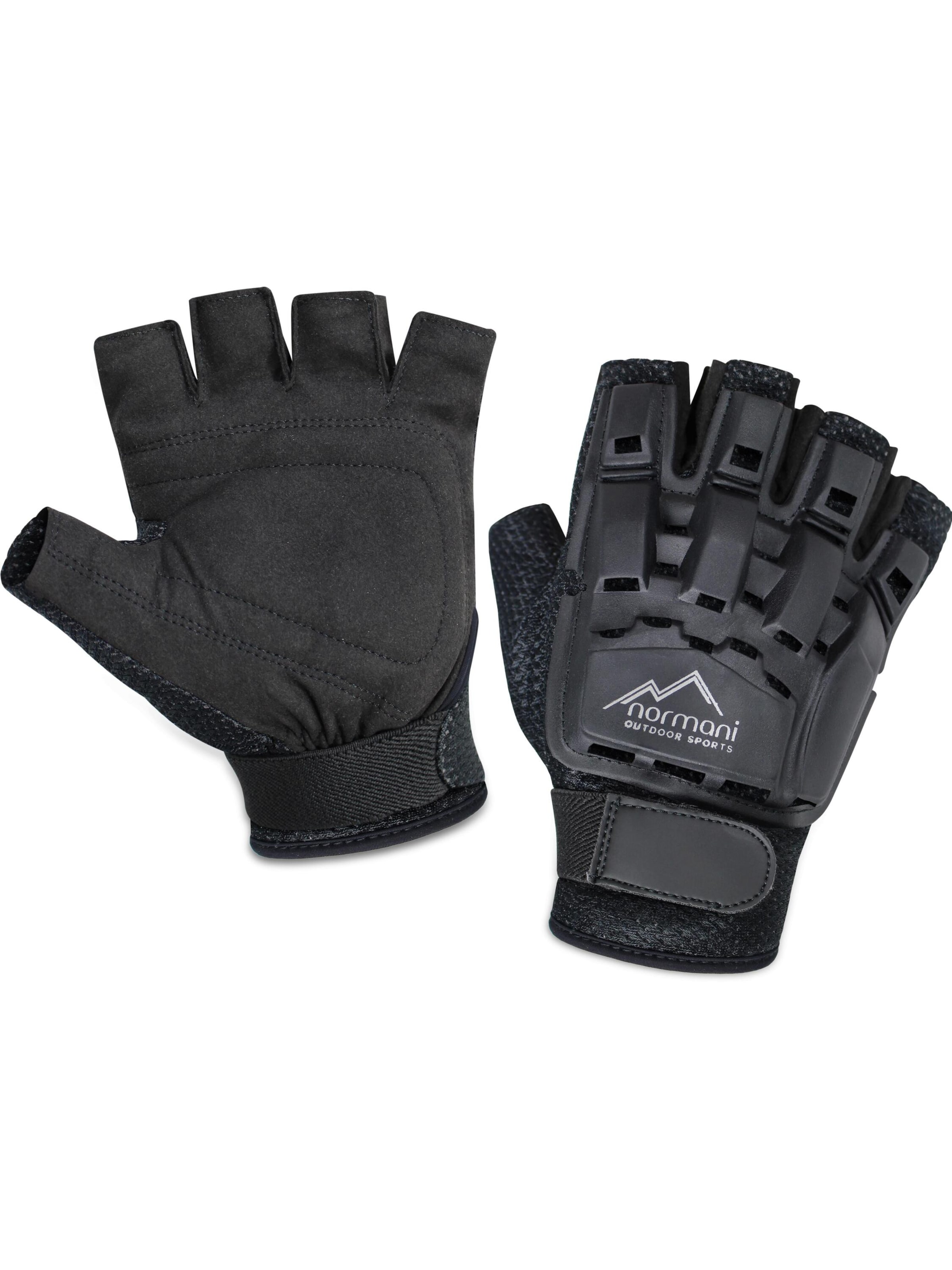 Mitaines ' Last Man Standing ' normani en noir : devant