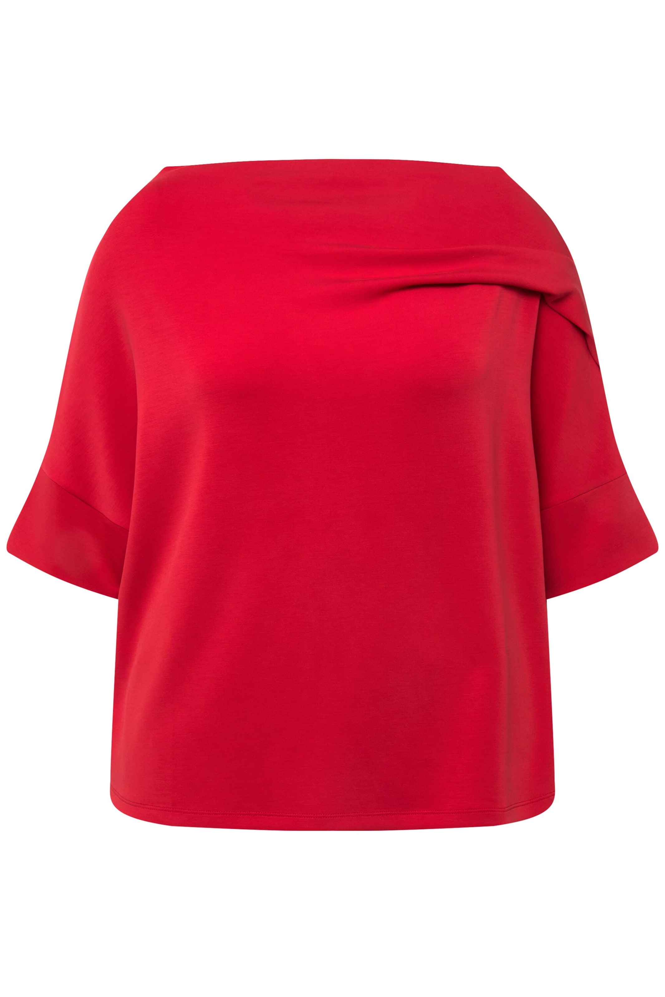 Ulla Popken Sweatshirt in Red: front