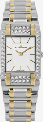 Jacques Lemans Analog Watch in Silver: front