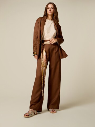 Baggy Pantaloni di oltre in marrone
