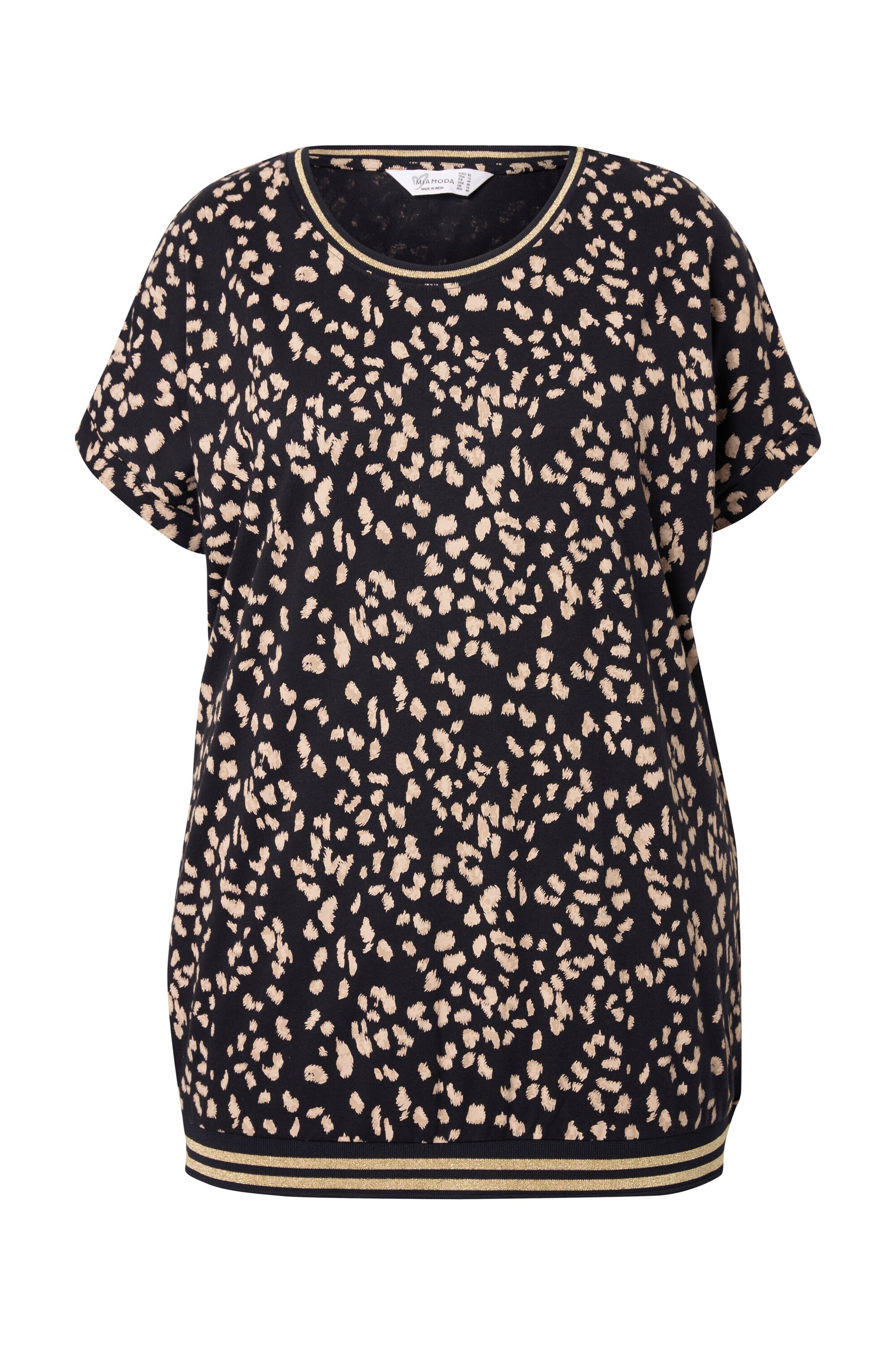 MIAMODA Shirt in Zwart: voorkant