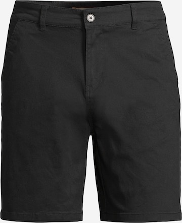 Pantalon chino AÉROPOSTALE en noir : devant