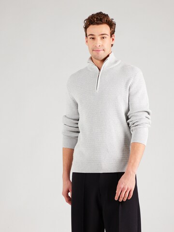 SELECTED HOMME - Jersey 'SLHTHEO' en gris: frente