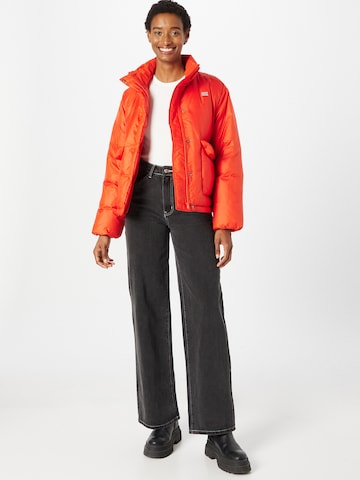 LEVI'S ® Winter Jacket 'Luna Core Puffer Short' in Orange