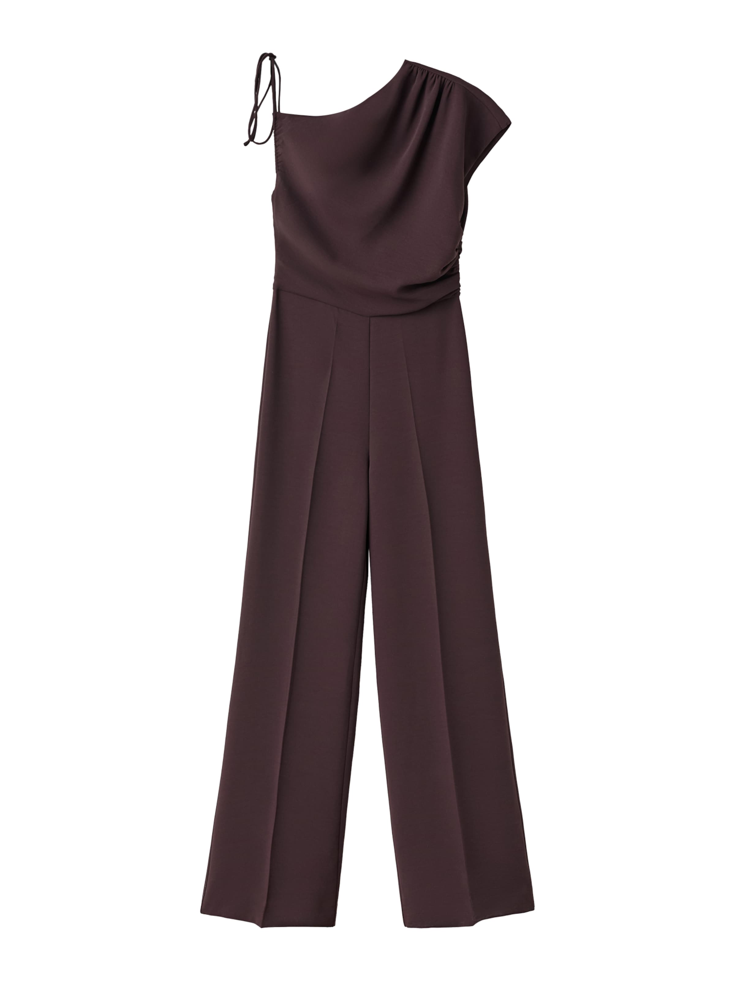 MANGO Jumpsuit 'ORY' in Brown: front