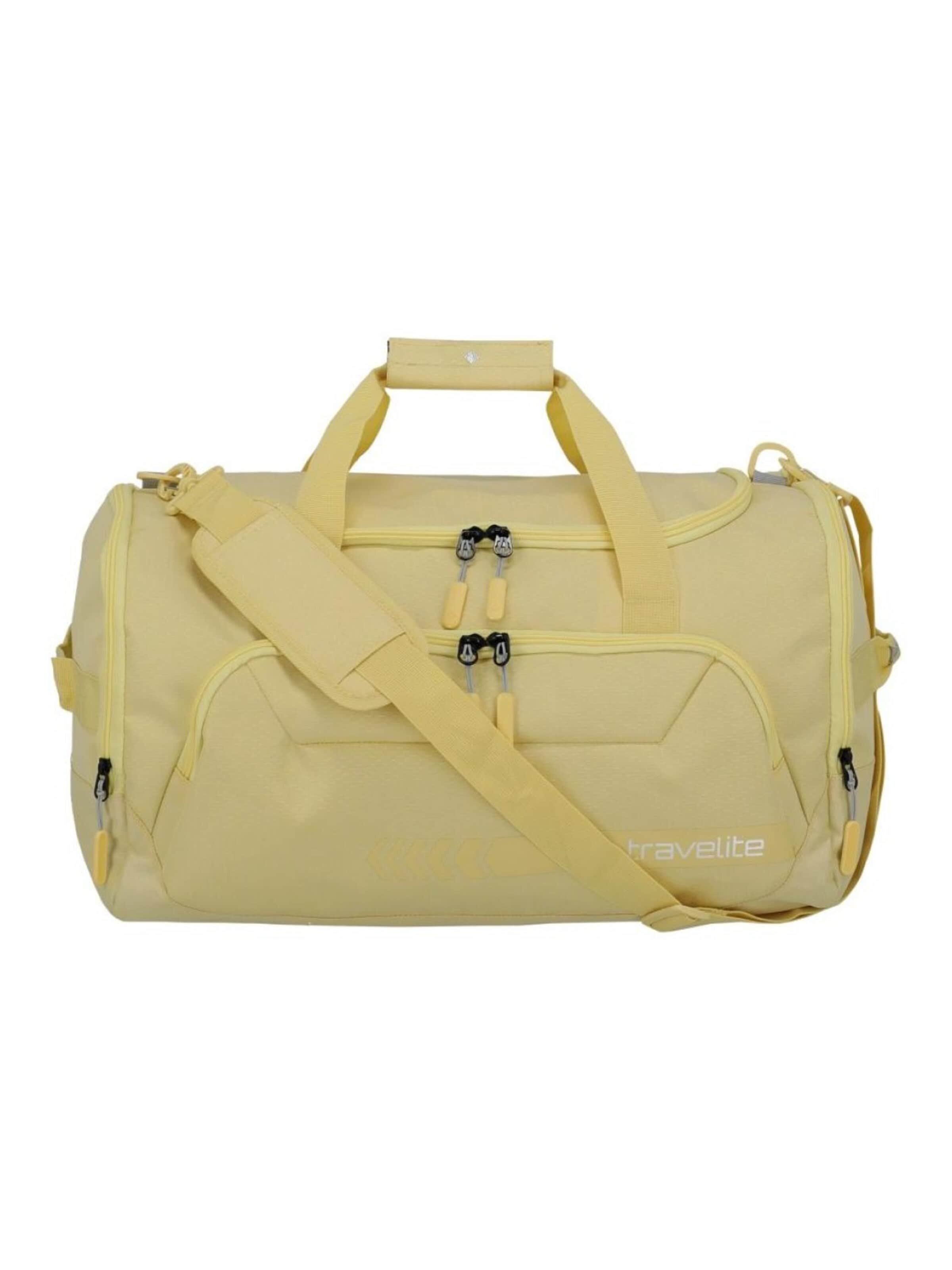 TRAVELITE - Bolsa de viaje en amarillo: frente