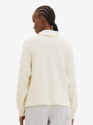 TOM TAILOR Pullover in Beige