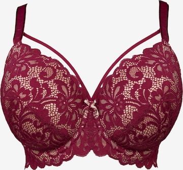 SugarShape Bra 'True Luna' in Red: front