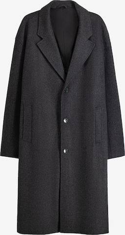 Bershka Between-seasons coat in Grey: front