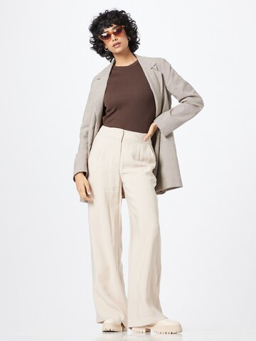 Wide Leg Pantalon Oasis en beige