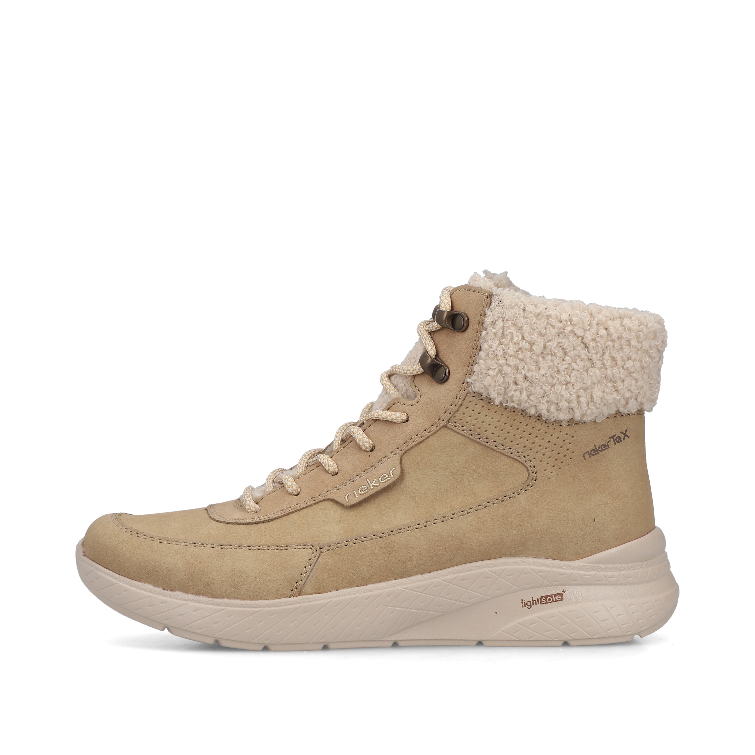 Baskets hautes Rieker en beige