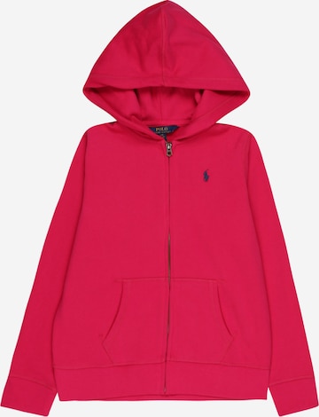 Polo Ralph Lauren Sweat jacket in Pink: front