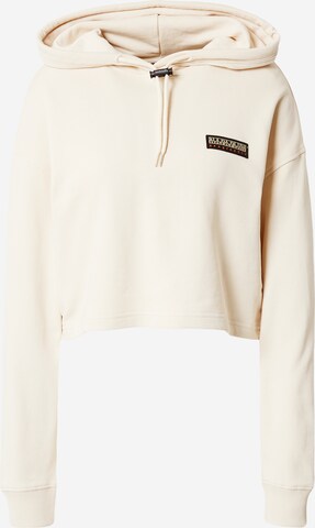 Sweat-shirt 'CENEPA' NAPAPIJRI en beige : devant