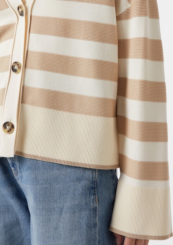 COMMA Gebreid vest in Beige