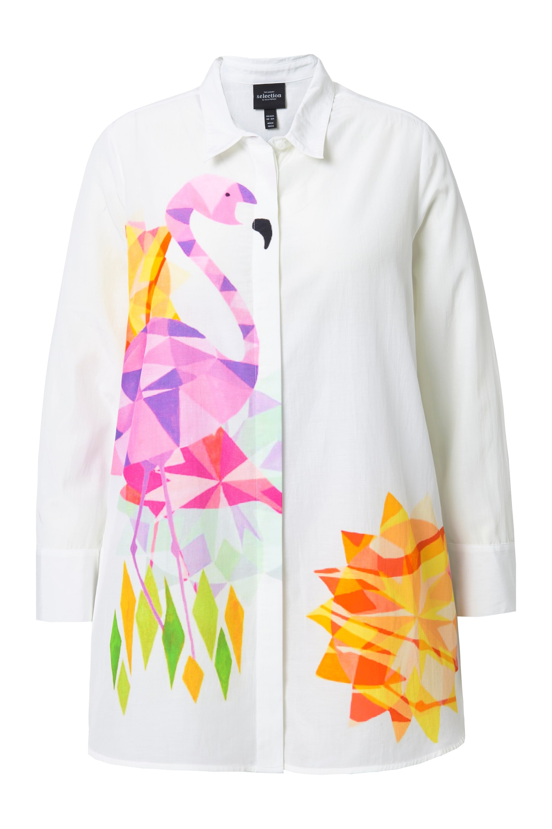 Ulla Popken Blouse in Wit: voorkant