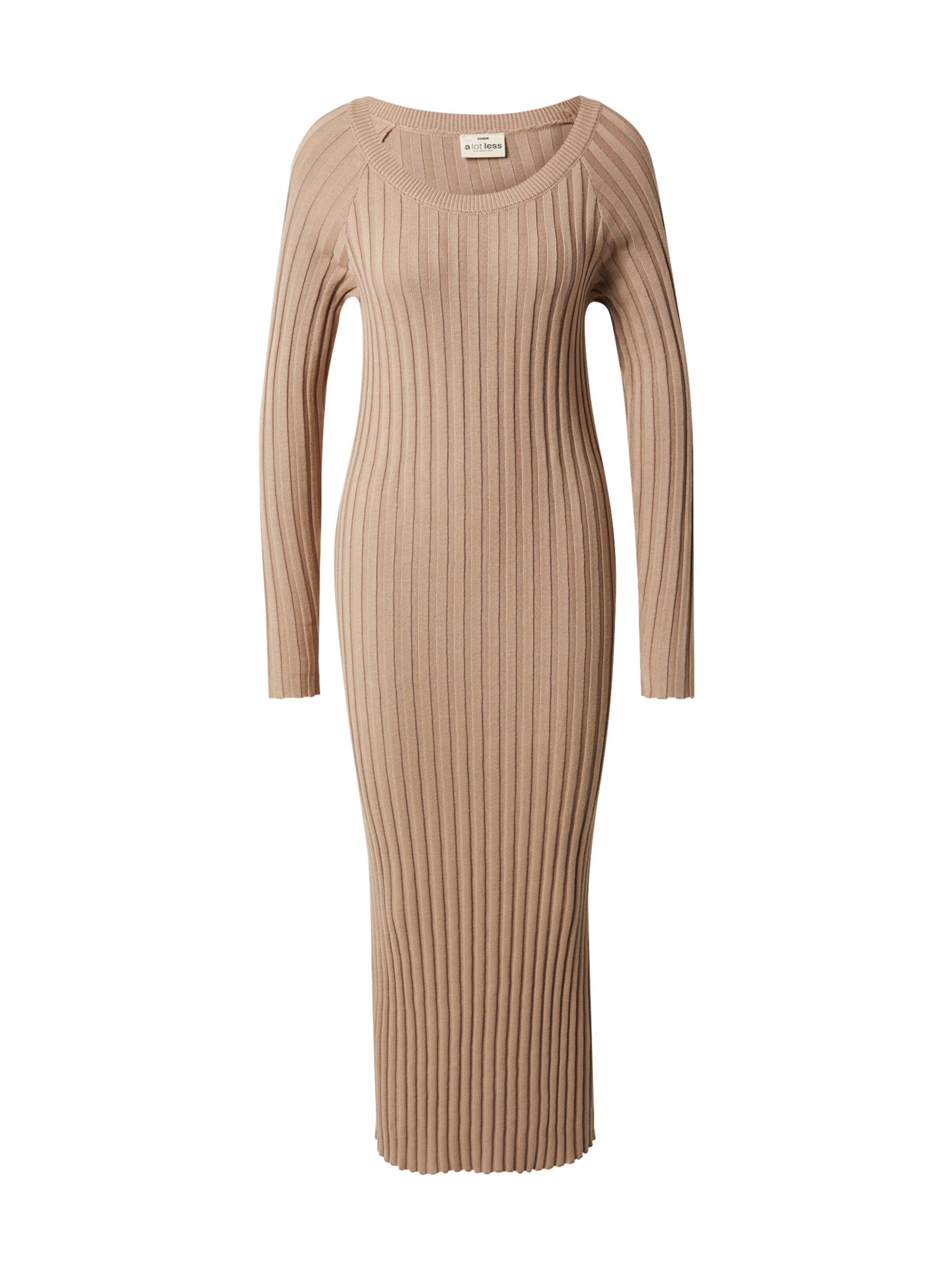 Frauen Große Größen A LOT LESS Kleid 'Carola' in Cappuccino - KN13586