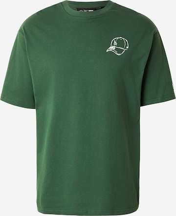 NEW ERA - Camiseta 'MLB BASEBALL' en verde: frente