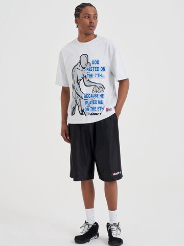 AND1 Póló - szürke: elől