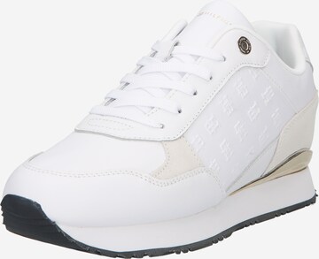 TOMMY HILFIGER Platform trainers in White: front