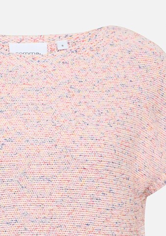 comma casual identity Trui in Roze