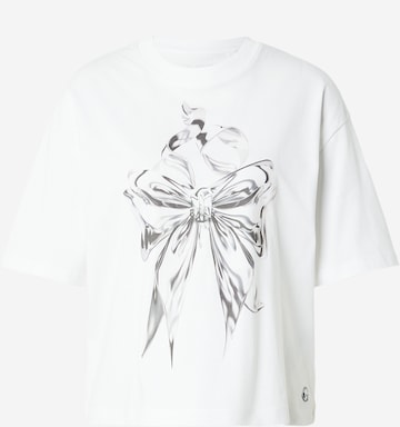 balta GUESS Marškinėliai: priekis