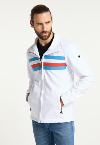 DreiMaster Maritim - Chaqueta funcional en blanco: frente