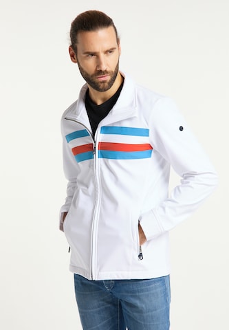 DreiMaster Maritim - Chaqueta funcional en blanco: frente