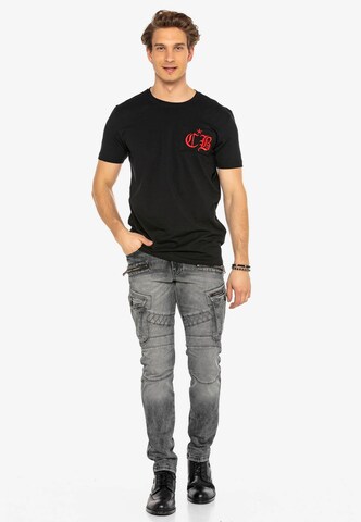 CIPO & BAXX T-Shirt 'CT573' in Schwarz