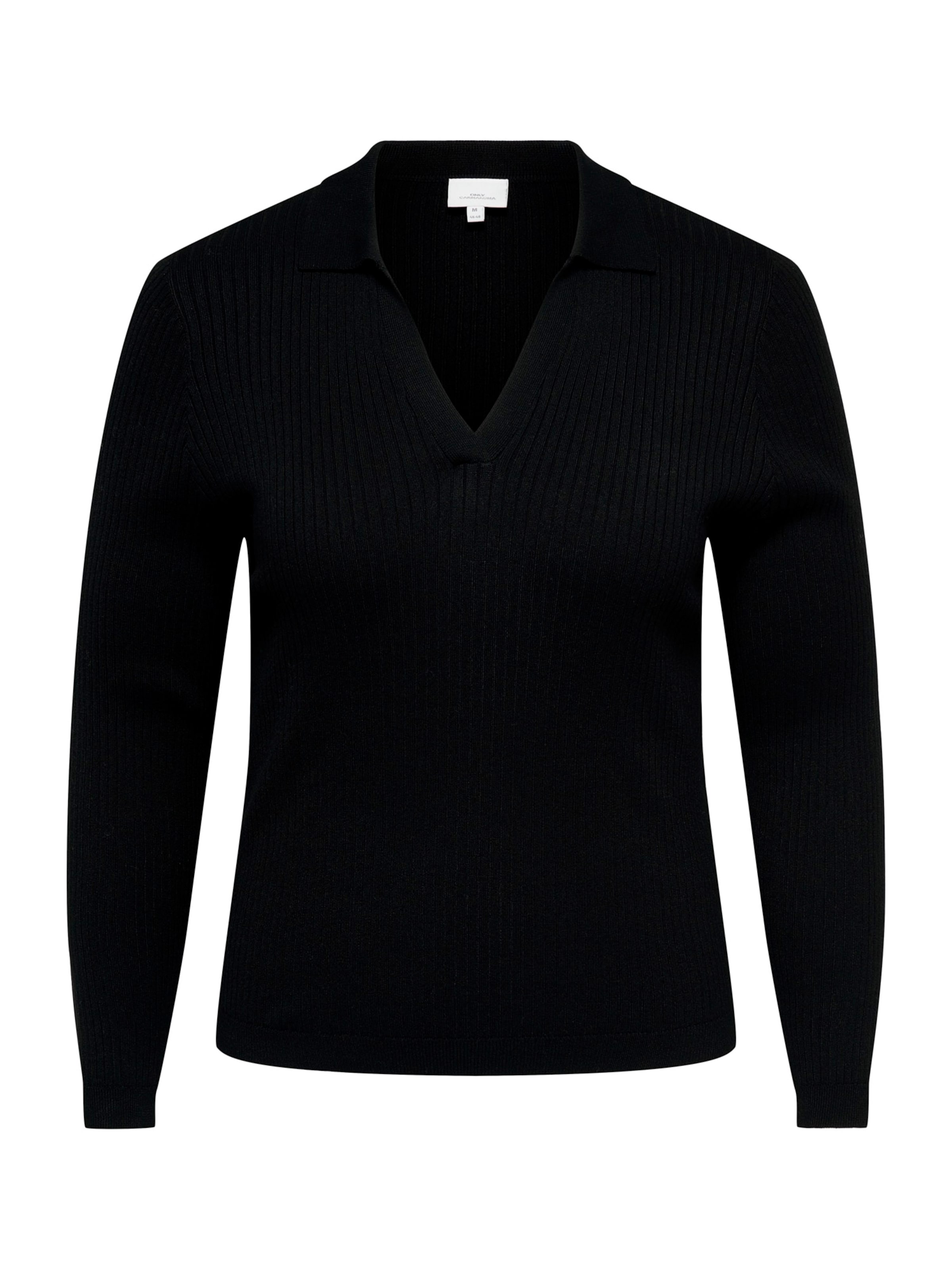 Pull-over 'CARKAYA' ONLY Carmakoma en noir : devant