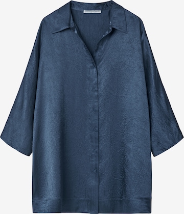 Camicia da donna di Adolfo Dominguez in blu: frontale