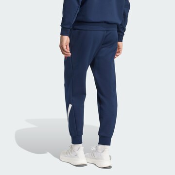 ADIDAS PERFORMANCE Tapered Sportbroek 'France Travel' in Blauw