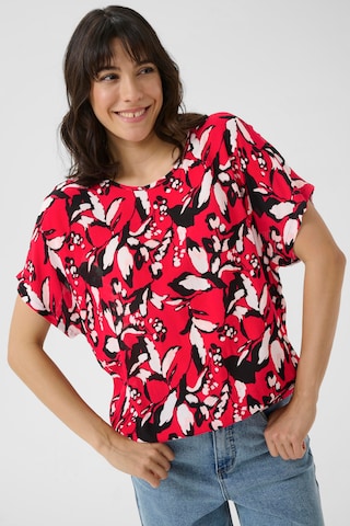 Kaffe Blouse 'KAAmber' in Red: front