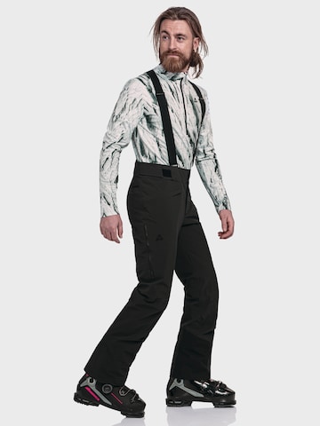 Schöffel Slim fit Outdoor trousers in Black