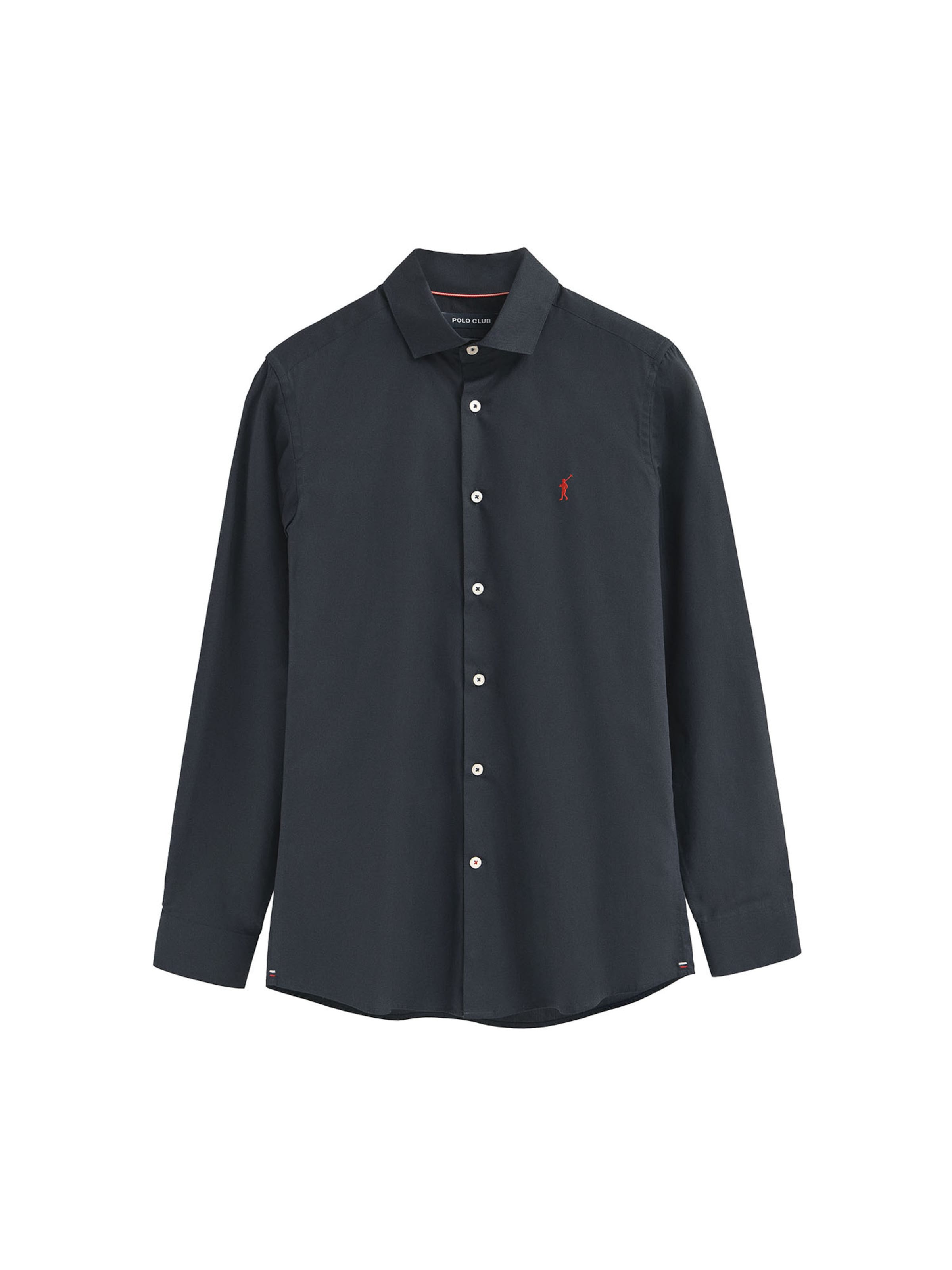 Polo Club Button Up Shirt in Blue: front