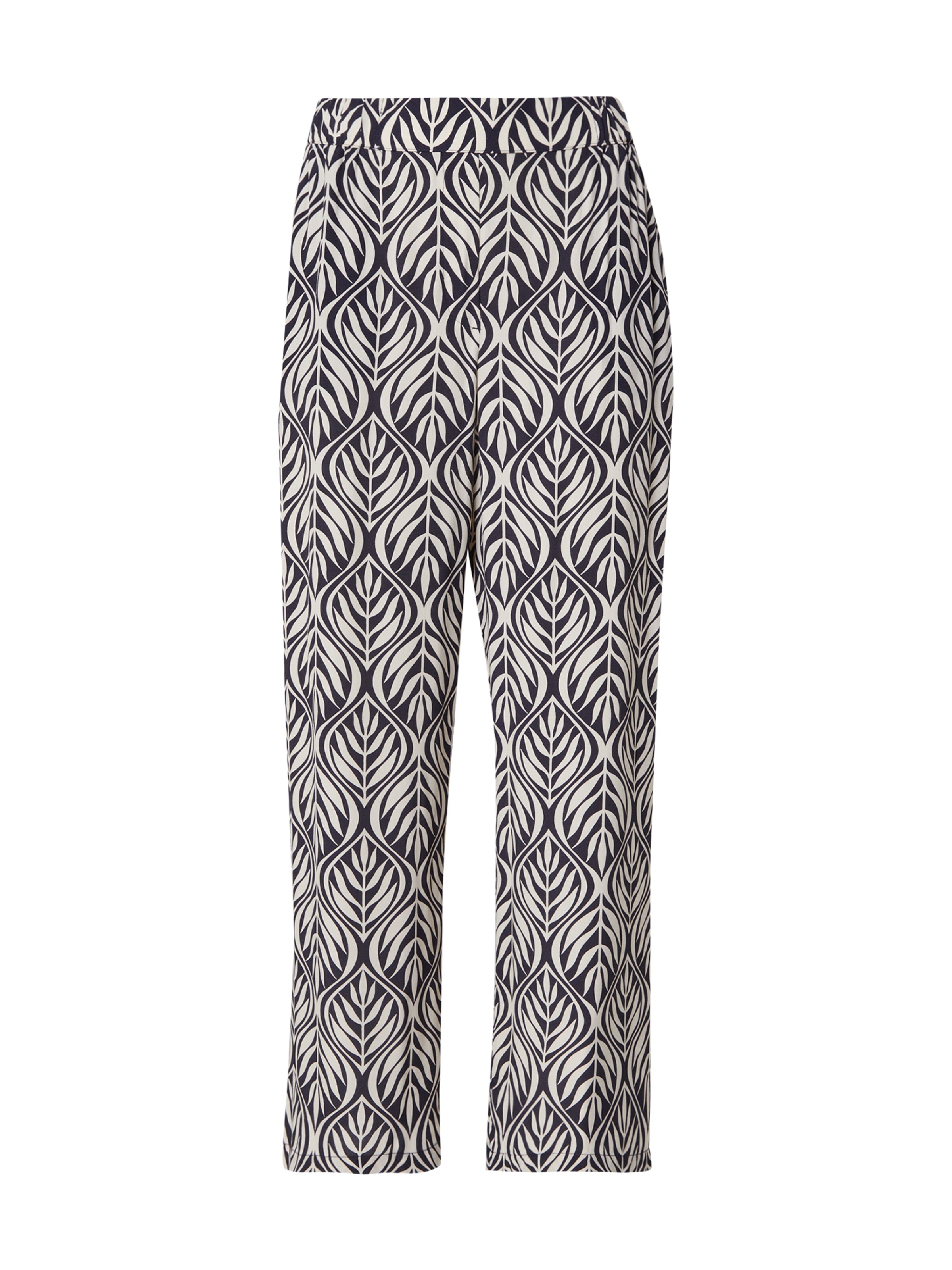 s.Oliver BLACK LABEL Wide leg Trousers in Blue: front