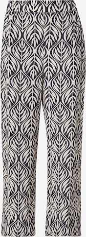 s.Oliver BLACK LABELWide Leg/ Široke nogavice Hlače - plava boja: prednji dio