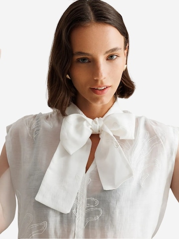 Camicia da donna 'Blusen' di MixRay in bianco