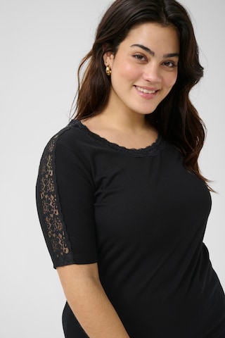 KAFFE CURVE - Camisa 'KCjunna' em preto