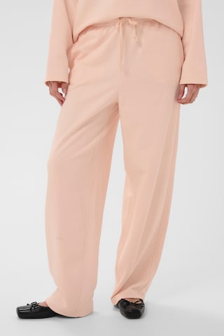 Wide Leg Pantalon 'SLRolanda' SOAKED IN LUXURY en orange : devant